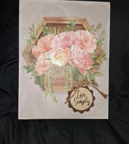 Pink Flowers Wall Art