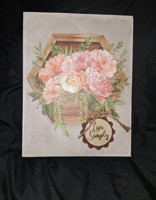 Load image into Gallery viewer, Pink Flowers Wall Art
