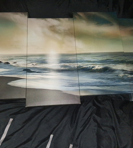 3D Ocean Scene Wall Art