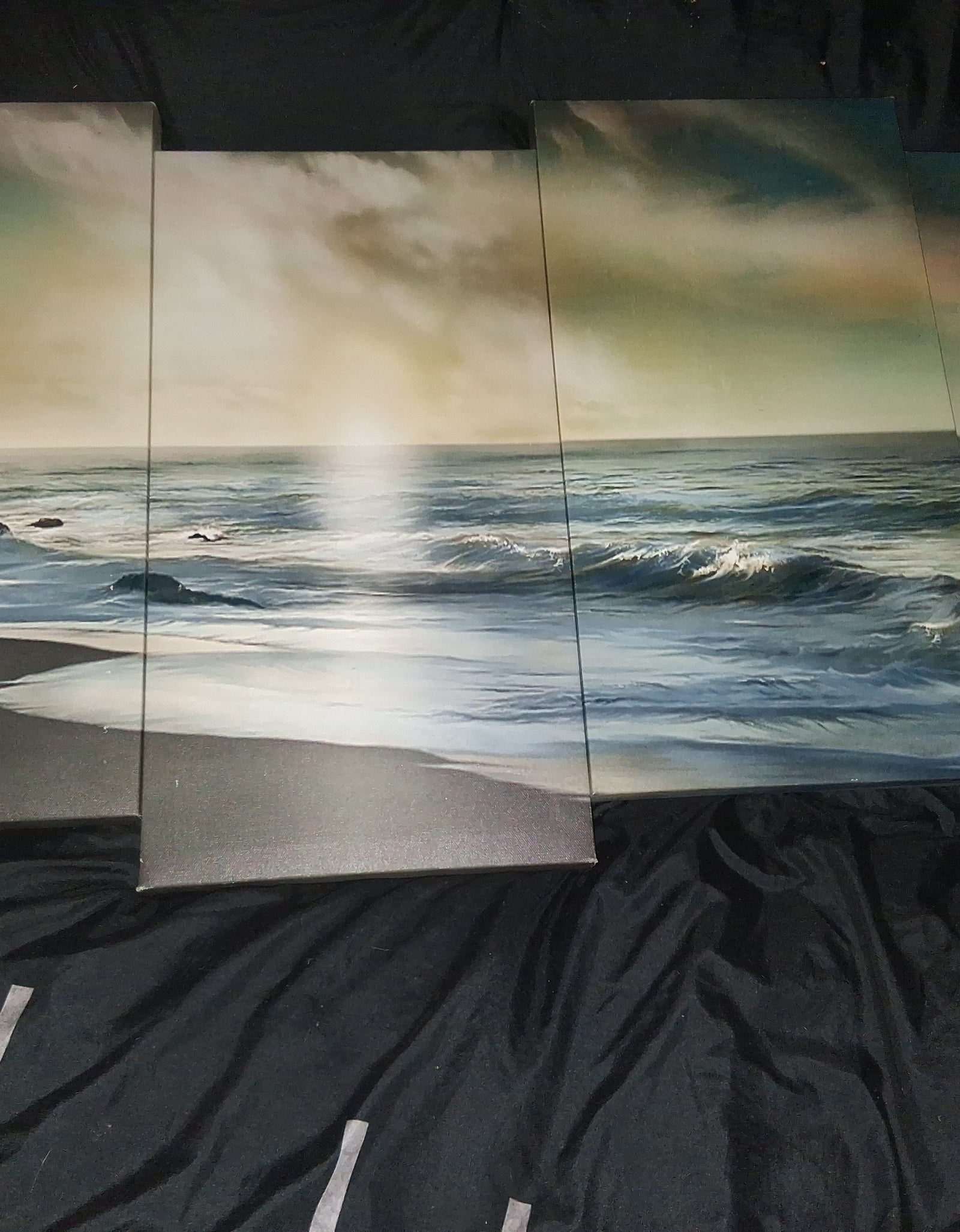 3D Ocean Scene Wall Art