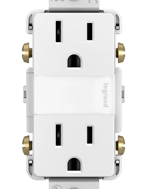 Load image into Gallery viewer, Legrand Radiant Adjustable LED Night Light Outlet, Nightlight Electrical Outlets, Tamper Resistant, Safe for Kids, White, NTL885TRWCC6
