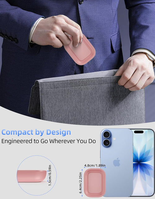 Load image into Gallery viewer, Qi Charger for Airpods 3, Wireless Charger for Apple Airpod 3/Airpods 2/Airpods, Wireless Charging Station for Airpods 3/Airpods Pro Wireless Charging, Wireless Charging Pad for Airpods Pro-Pink
