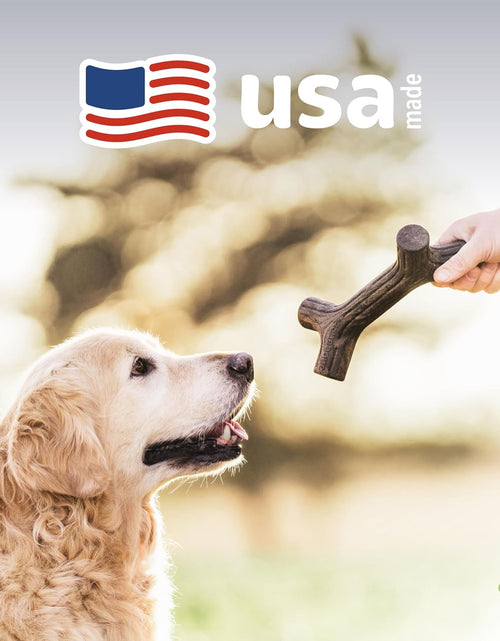 Load image into Gallery viewer, Maplestick Durable Dog Chew Toy for Aggressive Chewers, Real Maplewood, Made in USA, Medium
