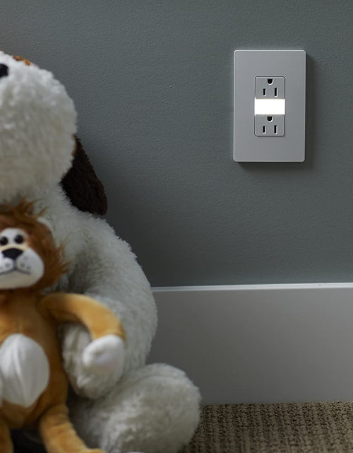 Load image into Gallery viewer, Legrand Radiant Adjustable LED Night Light Outlet, Nightlight Electrical Outlets, Tamper Resistant, Safe for Kids, White, NTL885TRWCC6
