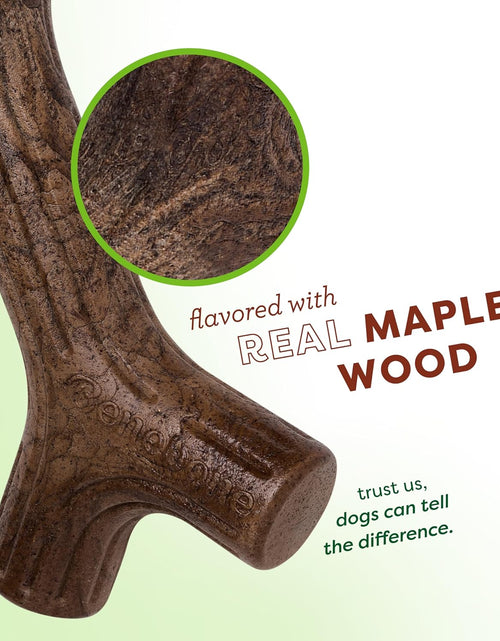 Load image into Gallery viewer, Maplestick Durable Dog Chew Toy for Aggressive Chewers, Real Maplewood, Made in USA, Medium
