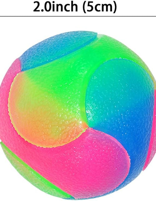 Load image into Gallery viewer, 2 Pcs Light up Dog Balls Flashing Elastic Ball Glow in the Dark Interactive Pet Toys for Puppy, Cats, Dogs
