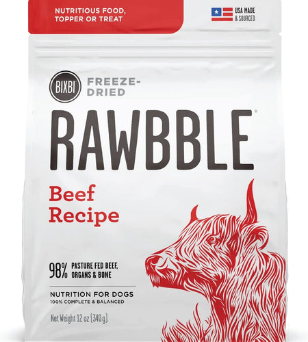 Rawbble Freeze Dried Dog Food | 7 Flavor Options | 3 Size Options