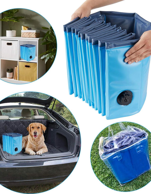 Load image into Gallery viewer, Dog Pool Foldable Pet Outdoor Swimming Pool Collapsible Anti-Slip Hard PVC Pet Paddling Bathtub for Large and Xtra Large Dogs, Kids, Pets
