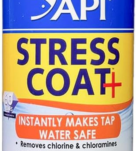 STRESS COAT Aquarium Water Conditioner 16-Ounce Bottle