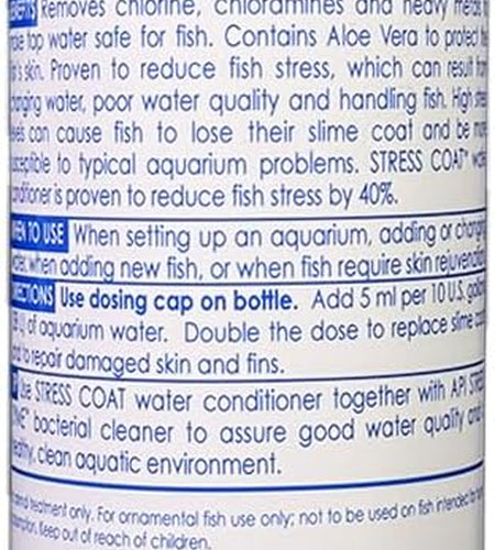 STRESS COAT Aquarium Water Conditioner 16-Ounce Bottle