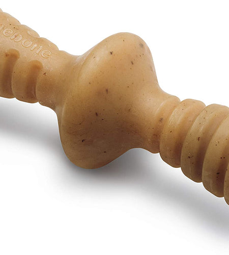 Zaggler Rolling Dog Chew Toy for Aggressive Chewers, Made in USA