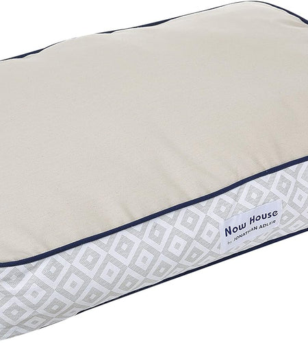 Now House for Pets by  Grey Diamond Cushion Dog Bed, Medium Medium Dog Bed Washable Dog Bed for Medium Dogs by Now House by  (FF16059)